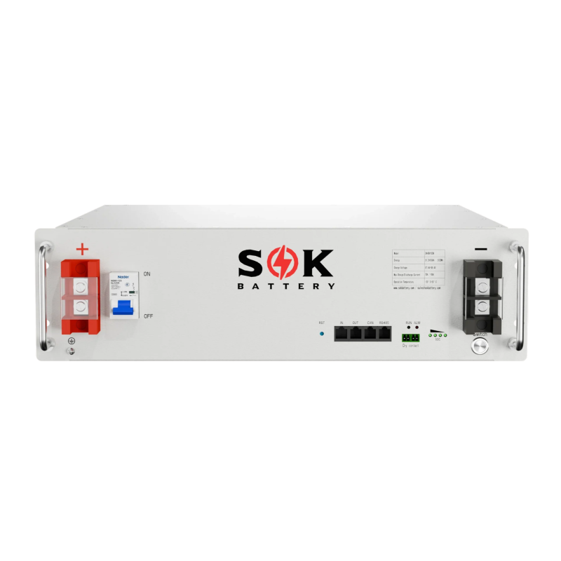 SOK 48V100Ah Server Rack LiFePO4 Battery